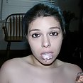 Amateur Teen Gives A Blowjob And Receives The Cumshot Inside Of Her Mouth - image 