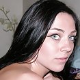 Amateur Blue Eyed Brunette Babe Models Nude And Gives A Masturbating CFNM Handjob - Anna Oksana and Ray Edwards - image 