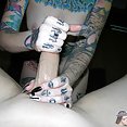 Tattooed Metalhead Babe Gives A Cock Jerking POV Handjob - Sully Model And Ray Edwards - image 
