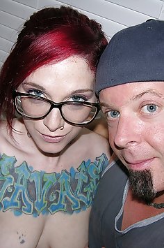 Tattooed Metalhead Babe Gives A Cock Jerking POV Handjob - Sully Model And Ray Edwards